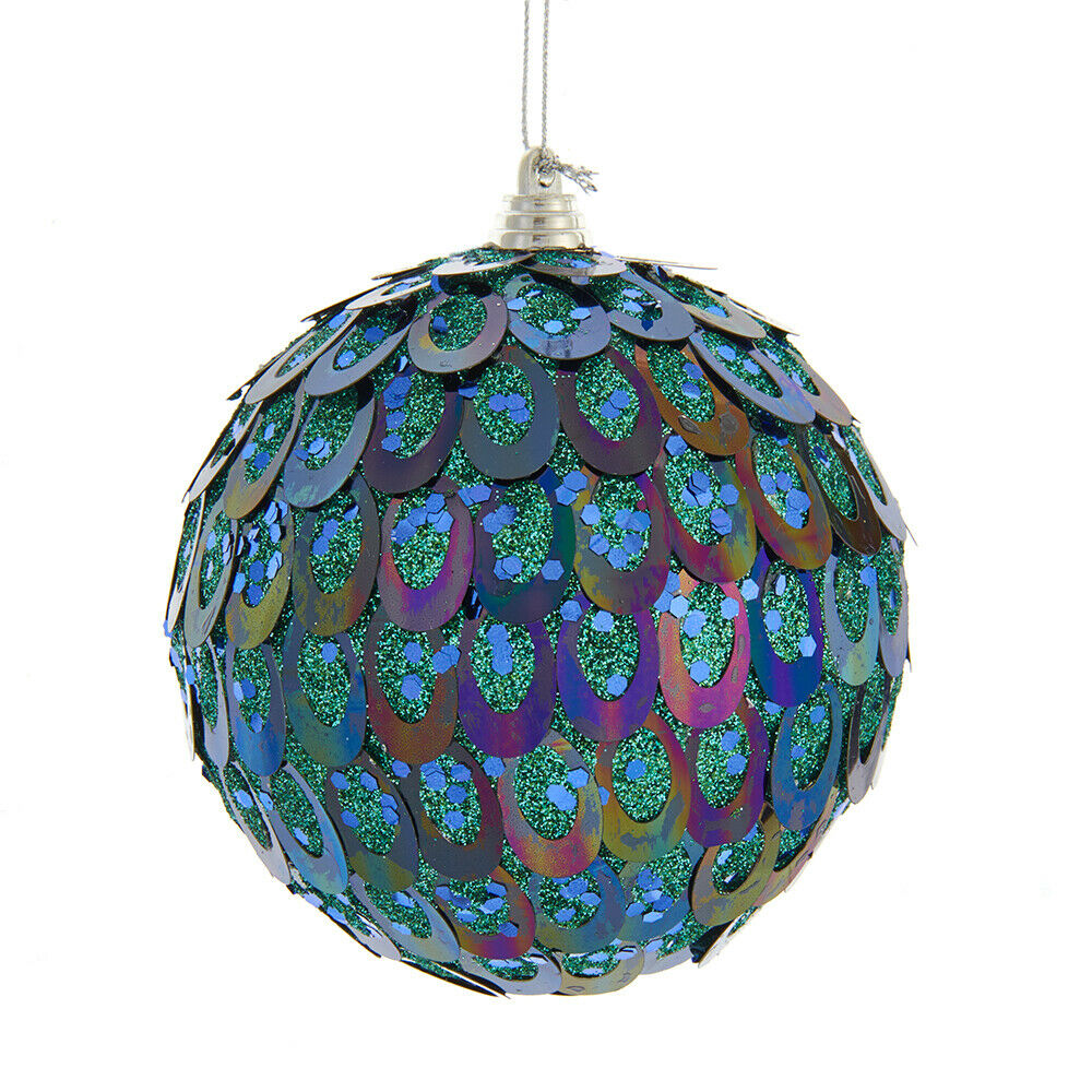 KurtAdler - Kurtadler - Noble Gems™ Peacock Glass Ball Ornament