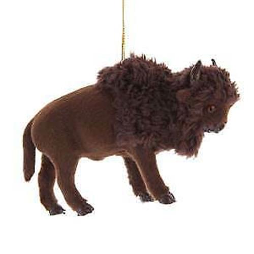 Furry Buffalo Ornament F2040