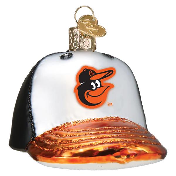 Old World Christmas Orioles Baseball Cap Ornament