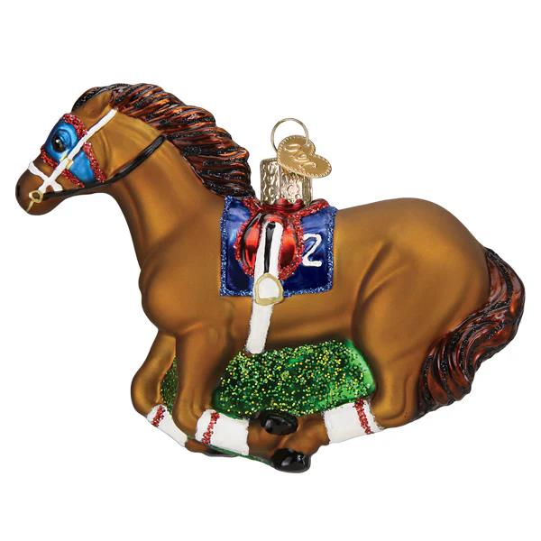 Old World Christmas Racehorse Ornament