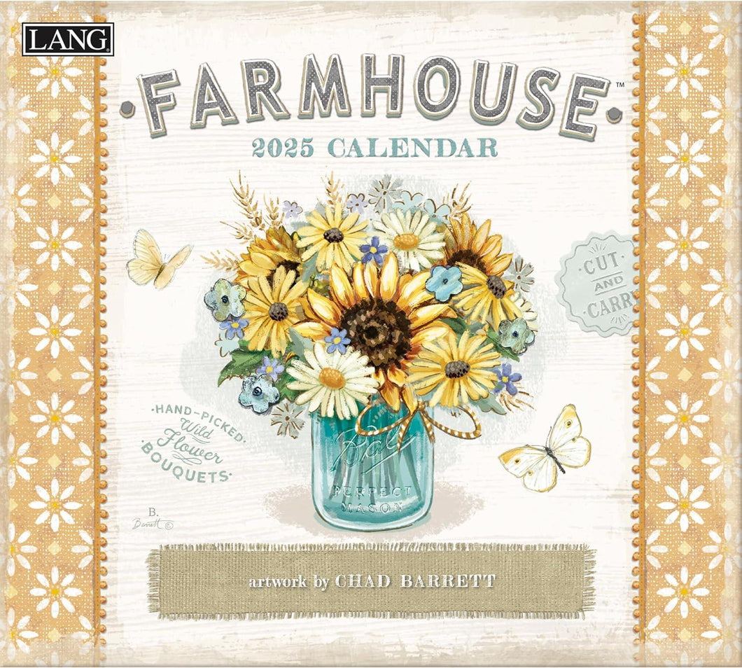 Lang Farmhouse 2025 Wall Calendar