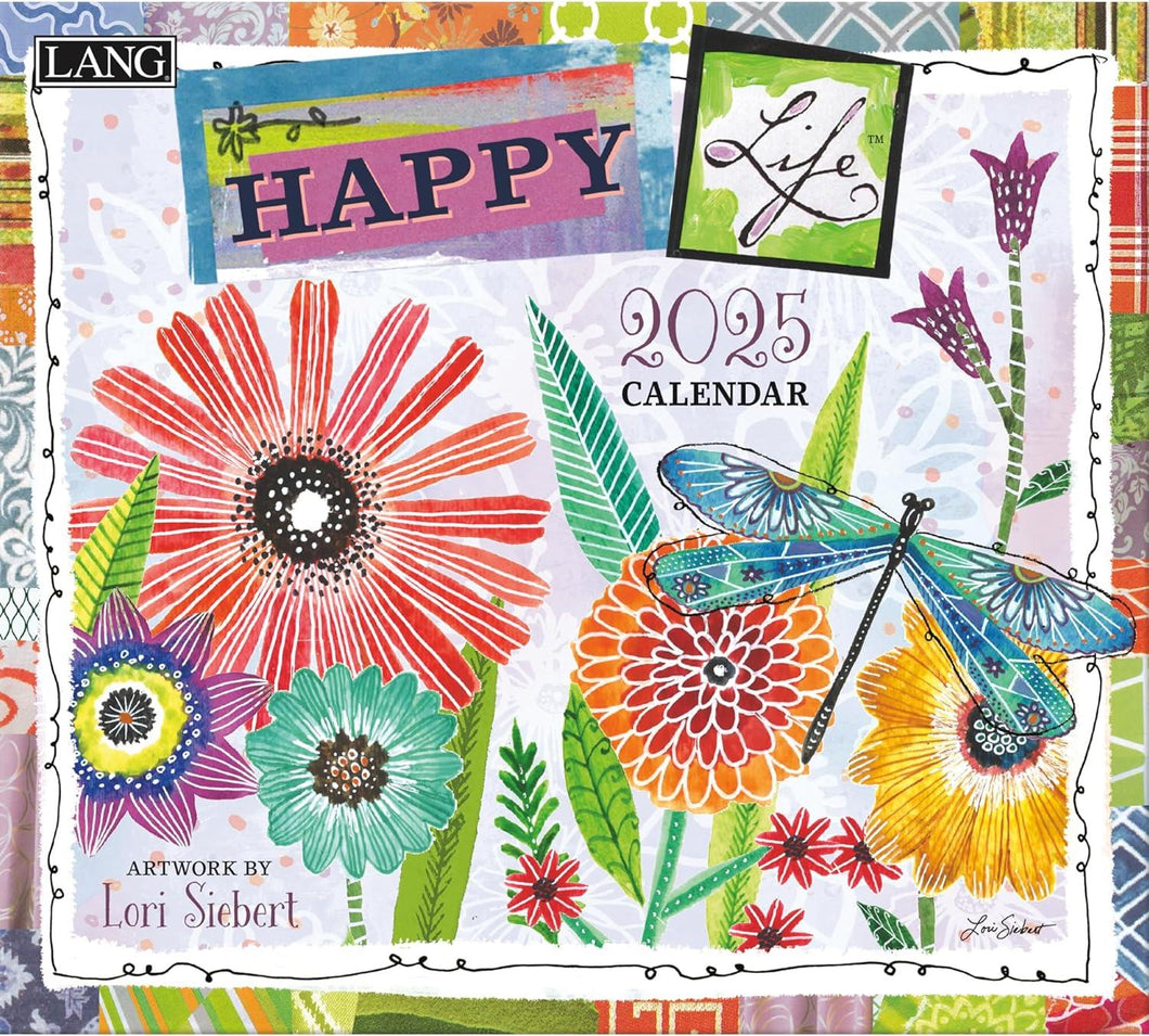 Lang Happy Life 2025 Wall Calendar