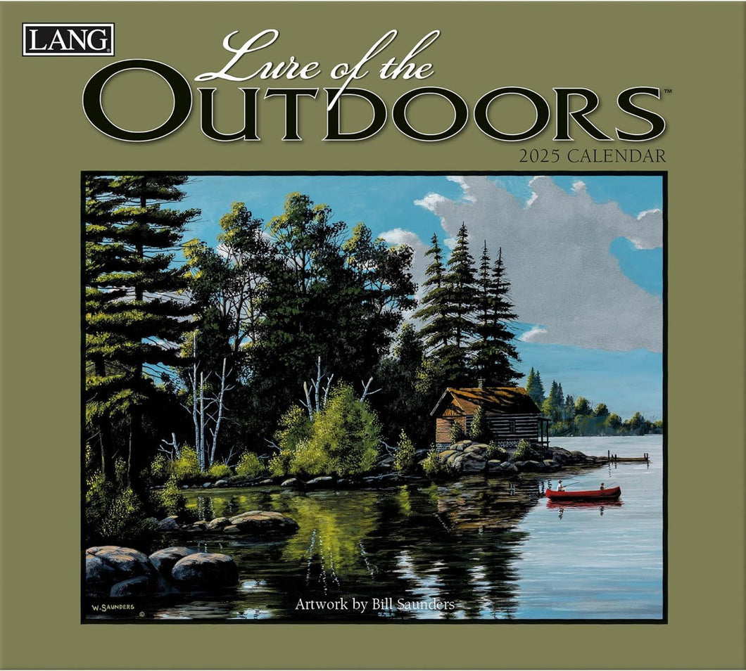 Lang Lure Of The Outdoors 2025 Wall Calendar