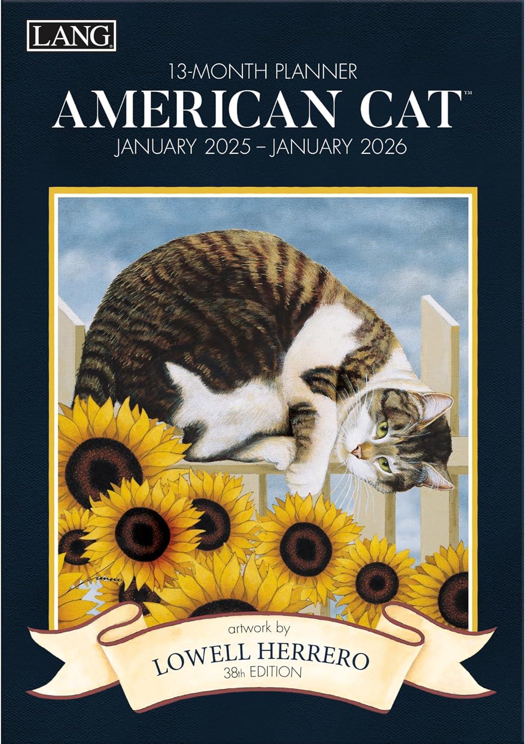 Lang American Cat™ 2025 Monthly Planner