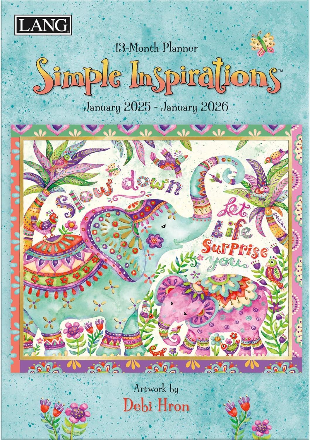 Lang Simple Inspirations™ 2025 Monthly Planner