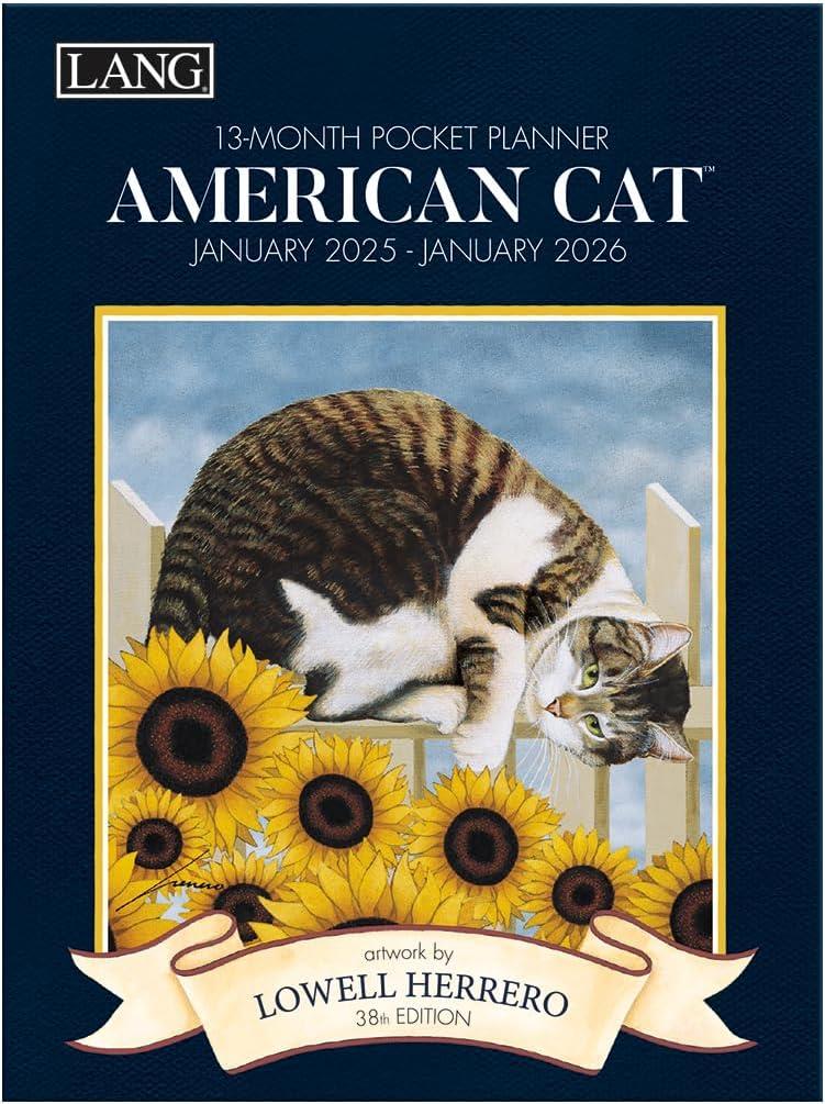 Lang American Cat™ 2025 Monthly Pocket Planner