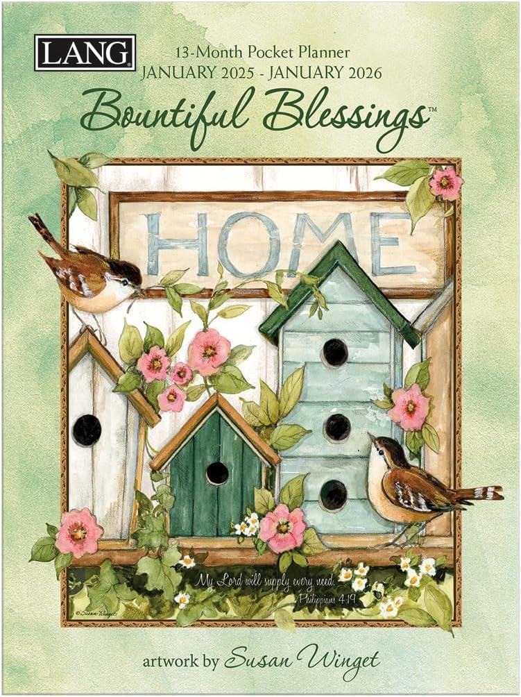 Lang Bountiful Blessings™ 2025 Monthly Pocket Planner