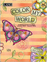 Load image into Gallery viewer, Lang Color My World 2025 Monthly Pocket Planner
