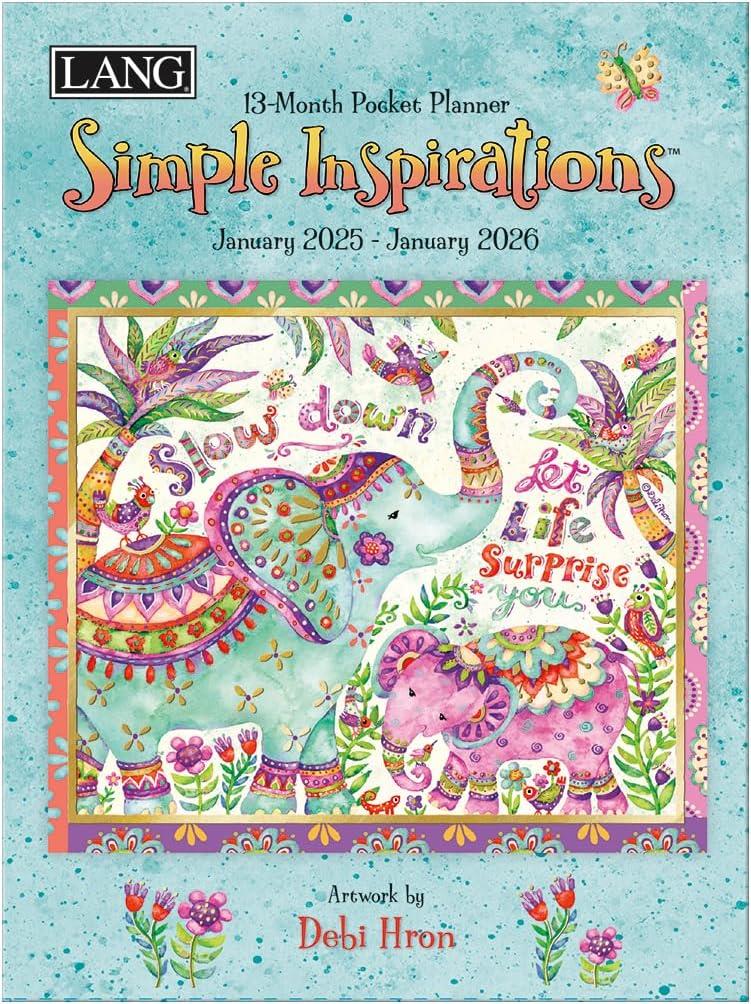 Lang Simple Inspirations™ 2025 Monthly Pocket Planner