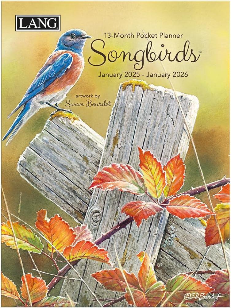 Lang Songbirds™ 2025 Monthly Pocket Planner