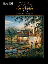 Load image into Gallery viewer, Lang Terry Redlin 2025 Monthly Pocket Planner
