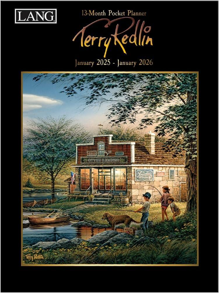 Lang Terry Redlin 2025 Monthly Pocket Planner