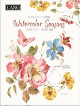 Load image into Gallery viewer, Lang Watercolor Seasons 2025 Monthly Pocket Planner
