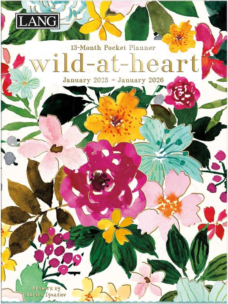 Lang Wild at Heart 2025 Monthly Pocket Planner