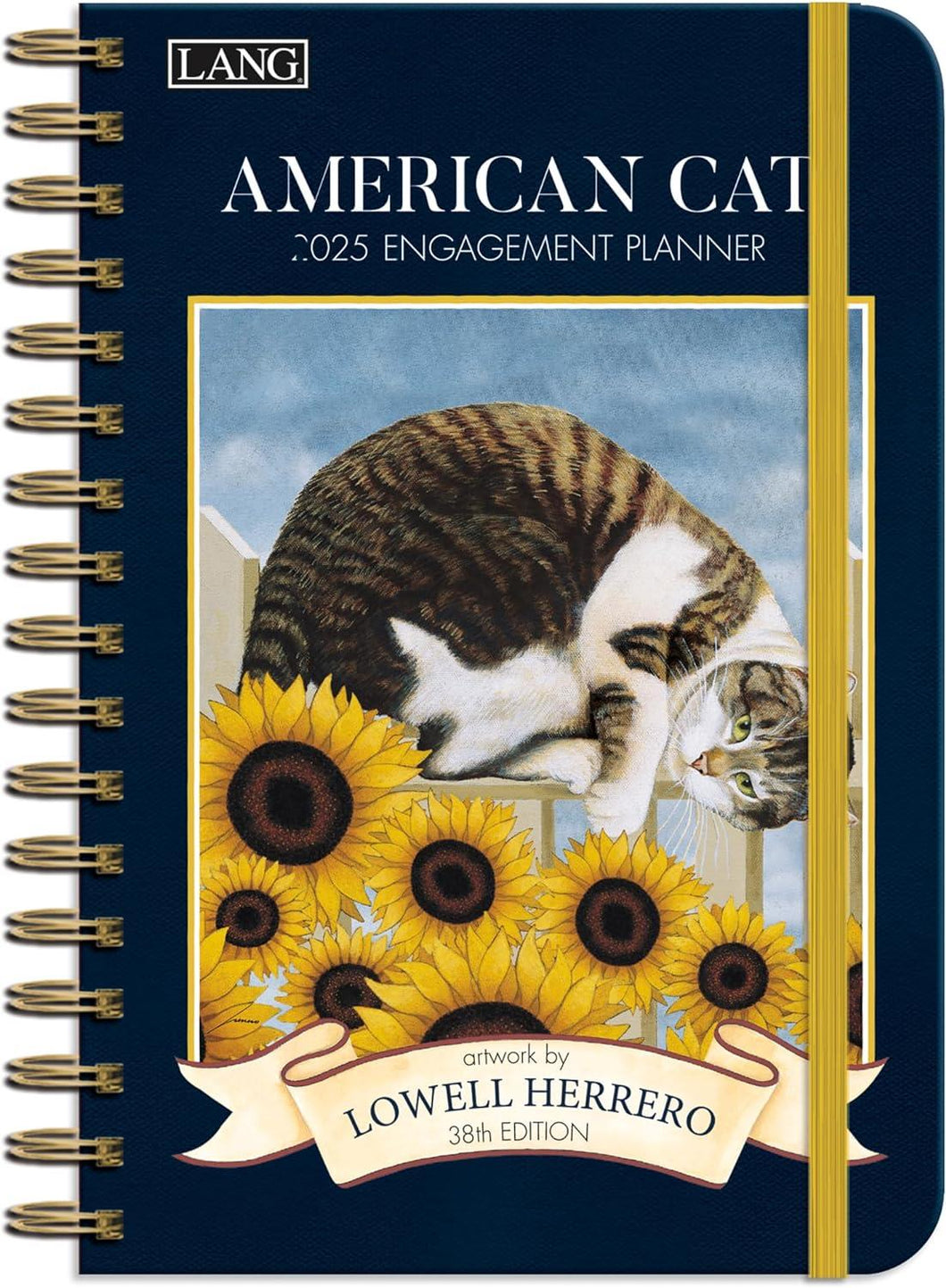 Lang American Cat™ 2025 Spiral Engagement Planner