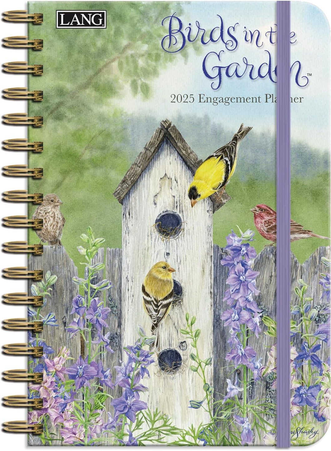 Lang Birds in The Garden 2025 Spiral Engagement Planner