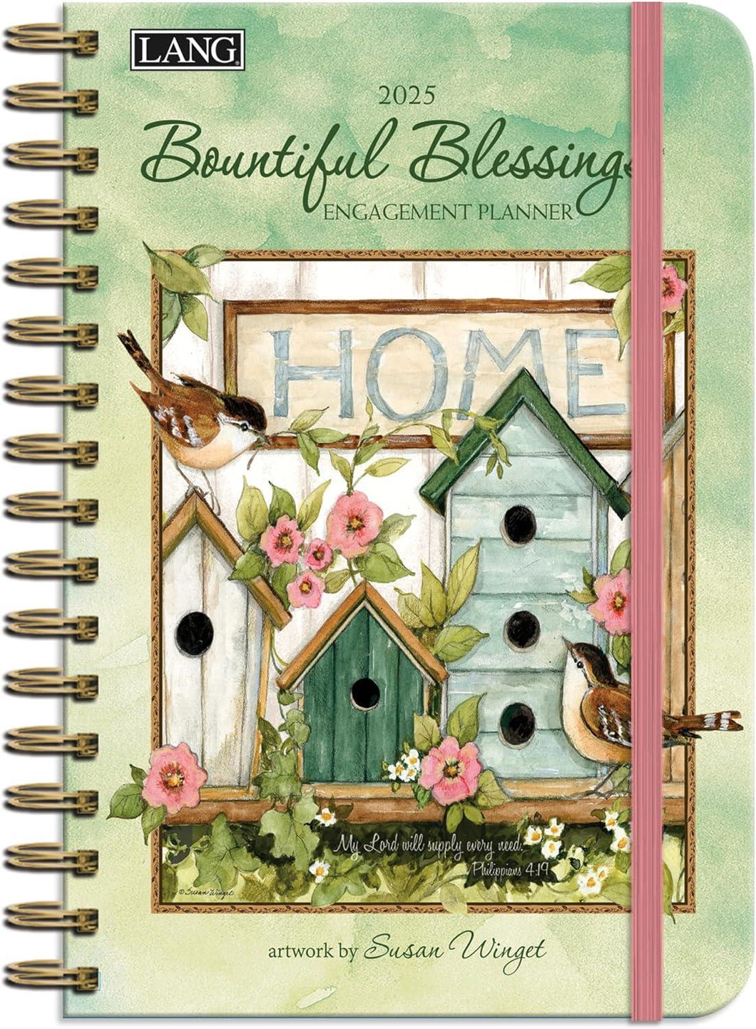 Lang Bountiful Blessings™ 2025 Spiral Engagement Planner