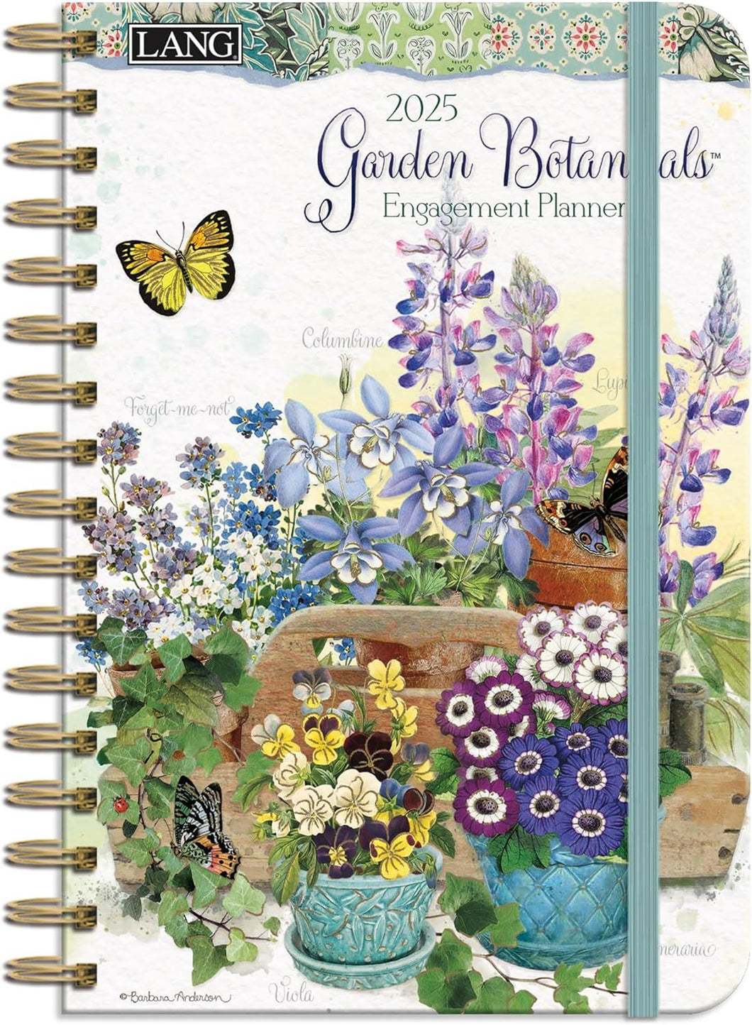 Lang Garden Botanicals 2025 Spiral Engagement Planner