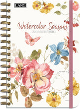 Load image into Gallery viewer, Lang Watercolor Seasons 2025 Spiral Engagement Planner
