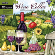 Load image into Gallery viewer, WSBL Wine Cellar 2025 12X12 Wall Calendar
