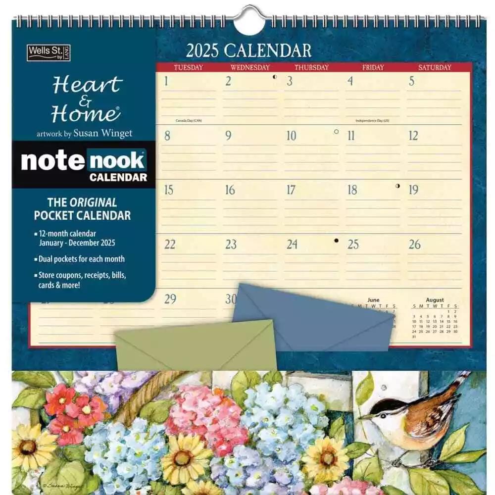 WSBL Heart and Home 2025 Note Nook™ Calendar