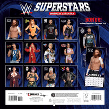 Load image into Gallery viewer, Turner WWE Superstars 2025 Mini Wall Calendar
