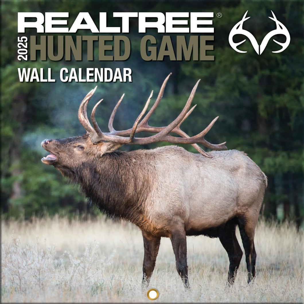 Turner Realtree Hunted Game 2025 Mini Wall Calendar