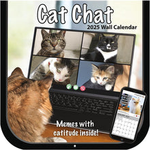 Load image into Gallery viewer, Turner Cat Chat Photo Die Cut 2025 Mini Wall Calendar
