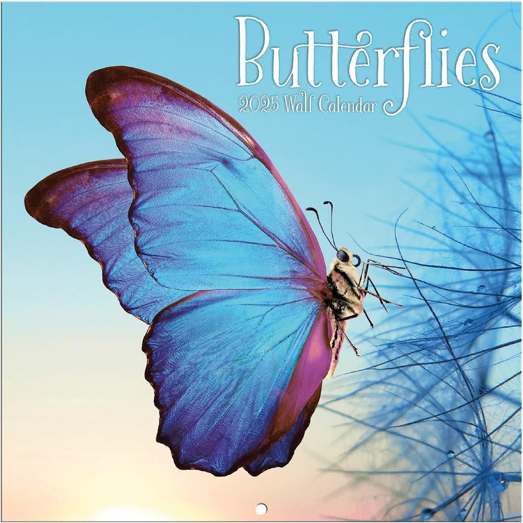 Turner Butterflies Photo 2025 Mini Wall Calendar