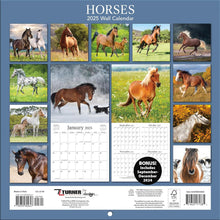 Load image into Gallery viewer, Turner Horses Photo 2025 Mini Wall Calendar
