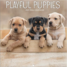 Load image into Gallery viewer, Turner Playful Puppies Photo 2025 Mini Wall Calendar
