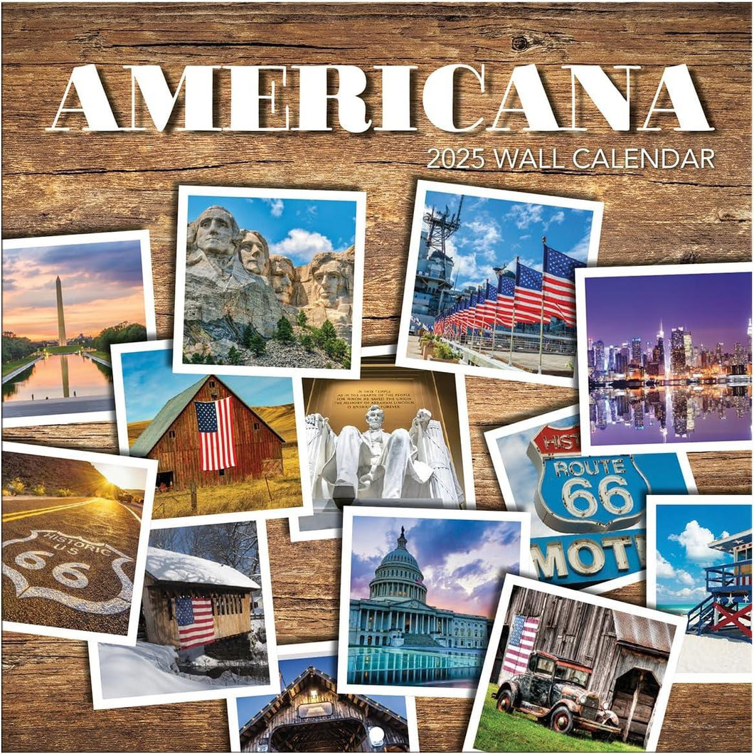 Turner Americana Photo 2025 Mini Wall Calendar