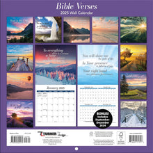 Load image into Gallery viewer, Turner Bible Verses Photo 2025 Mini Wall Calendar
