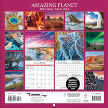 Load image into Gallery viewer, Turner Amazing Planet Photo 2025 Mini Wall Calendar
