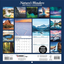 Load image into Gallery viewer, Turner Natures Wonders Photo 2025 Mini Wall Calendar
