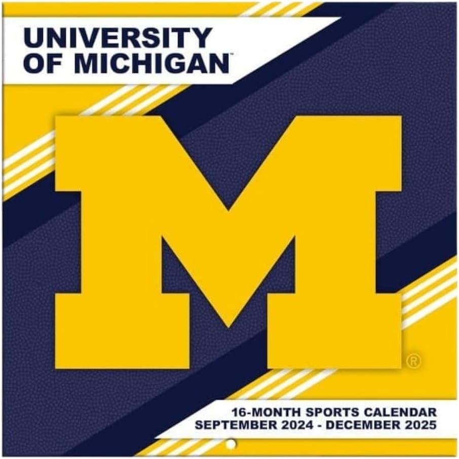 Turner Michigan Wolverines 2025 Mini Wall Calendar