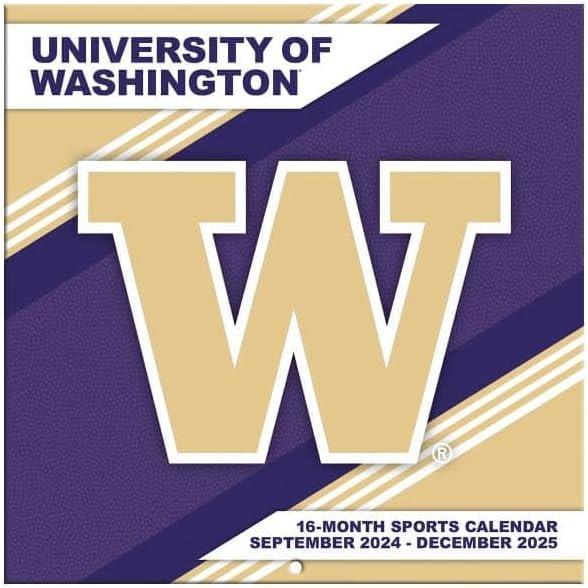 Turner Washington Huskies 2025 Mini Wall Calendar