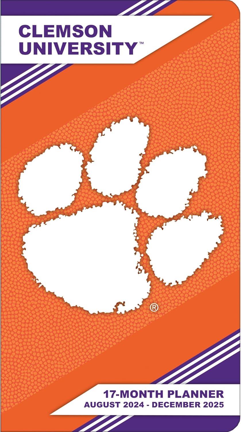 Turner Clemson Tigers 2025 17-Month Pocket Planner