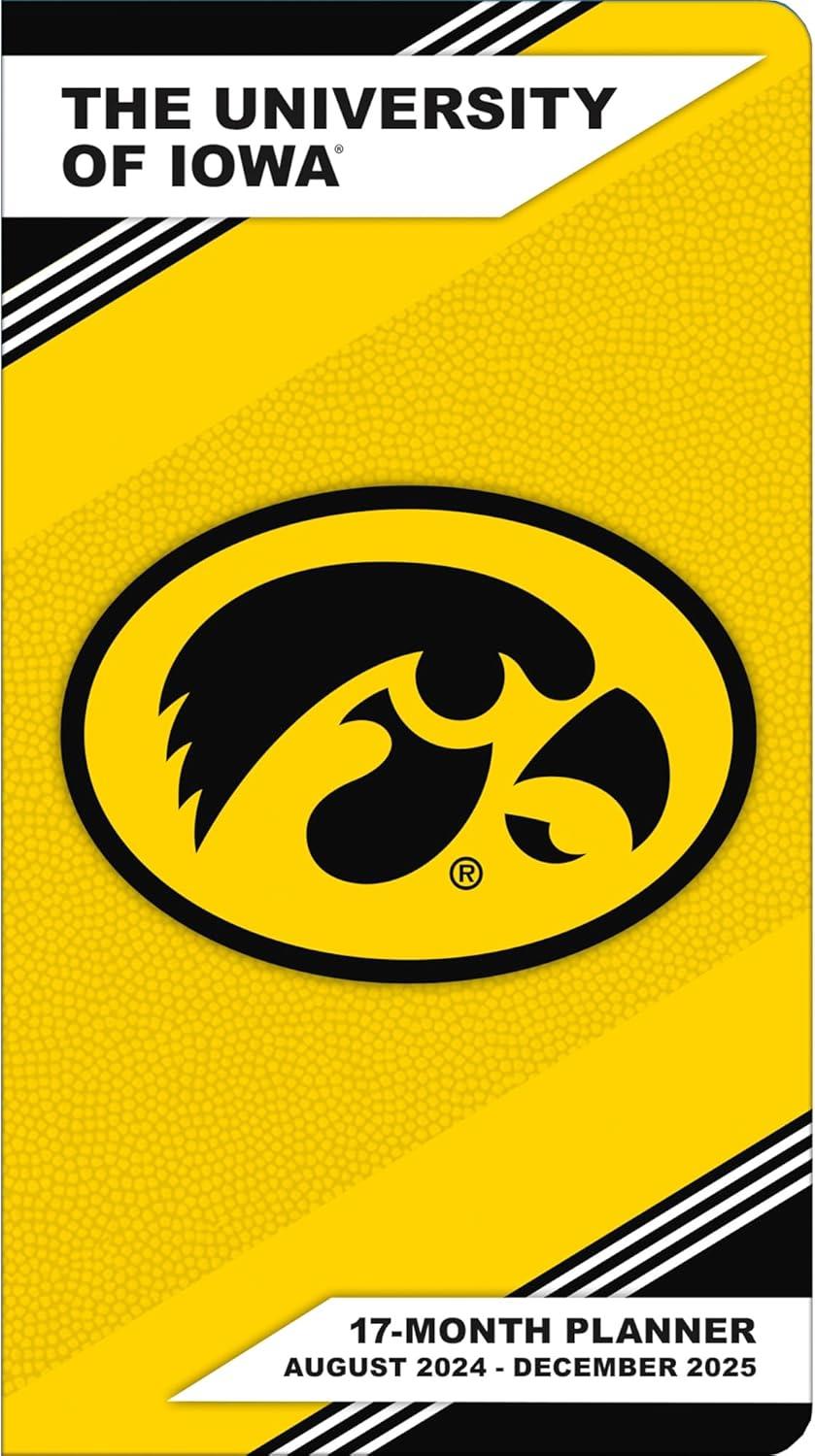 Turner Iowa Hawkeyes 2025 17-Month Pocket Planner