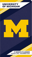 Load image into Gallery viewer, Turner Michigan Wolverines 2025 17-Month Pocket Planner
