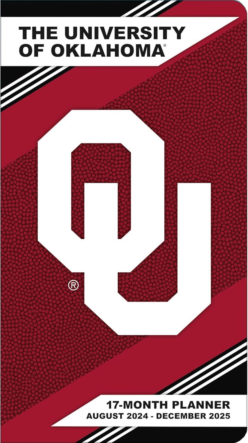 Turner Oklahoma Sooners 2025 17-Month Pocket Planner