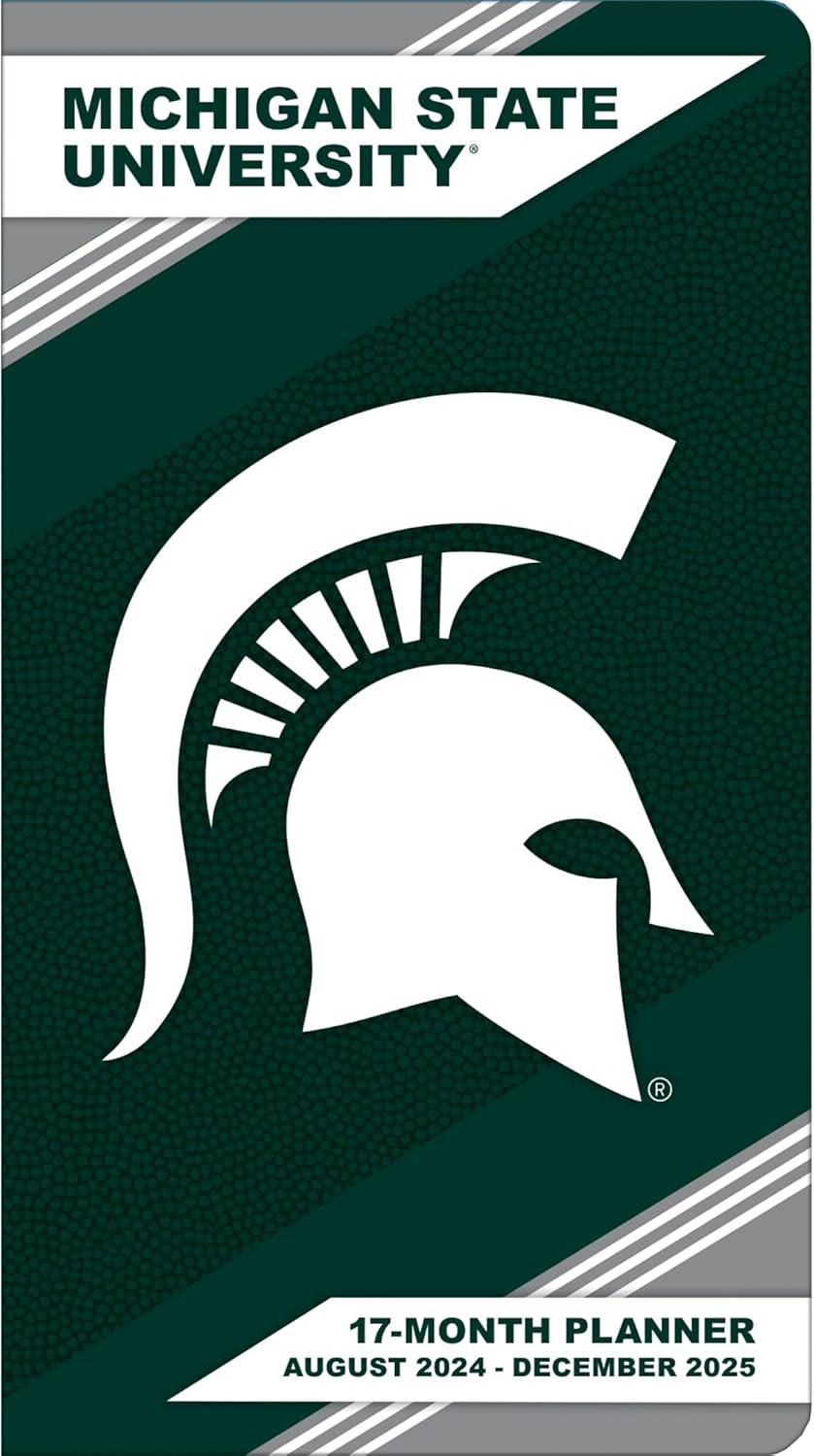 Turner Michigan State Spartans 2025 17-Month Pocket Planner