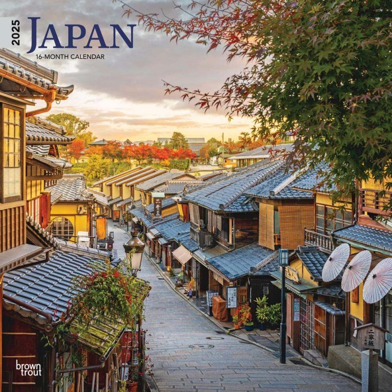 Browntrout Japan 2025 12 x 12 Wall Calendar