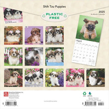 Load image into Gallery viewer, Browntrout Shih Tzu Puppies 2025 12 x 12 Wall Calendar
