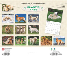 Load image into Gallery viewer, Browntrout For the Love of Golden Retrievers 2025 14 x 12 Deluxe Wall Calendar
