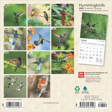 Load image into Gallery viewer, Browntrout Hummingbirds 2025 7 x 7 Mini Calendar
