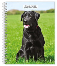 Load image into Gallery viewer, Browntrout Black Labrador Retrievers 2025 6 x 7.75 Weekly Engagement Planner
