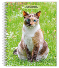 Load image into Gallery viewer, Browntrout Cat Lovers 2025 6 x 7.75 Weekly Engagement Planner
