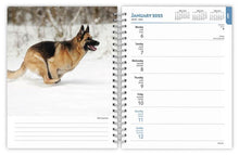 Load image into Gallery viewer, Browntrout German Shepherds 2025 6 x 7.75 Weekly Engagement Planner
