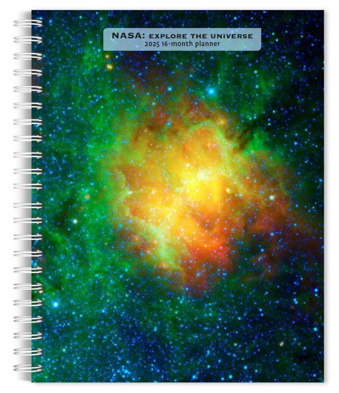 Browntrout NASA Explore the Universe 2025 6 x 7.75 Weekly Engagement Planner